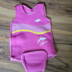 Pink Baby Warma Wetsuit Swimwear Bathing Suit
